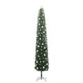 vidaXL Umelý vianočný stromček Zelená 270 cm PVC, oceľ a plast