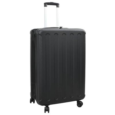 vidaXL Kufor so zámkom Čierna 50 x 30 x 76 cm ABS plast