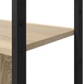 vidaXL Regál na knihy 80 x 30 x 155,5 cm Kompozitné drevo Sonoma dub