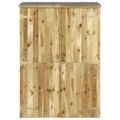 vidaXL Záhradná kôlňa na náradie 123x45x171 cm impregnovaná borovica