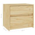 vidaXL Nočný stolík 40x30,5x35,5 cm, borovicový masív