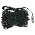 vidaXL Osvetlený umelý polovičný vianočný stromček+gule, biely 120 cm