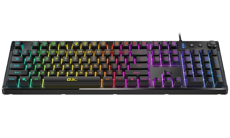 GENIUS GX GAMING Scorpion K7 Plus/ drôtová/ Copilot/ RGB podsvietenie/ USB/ čierna/ CZ+SK layout Klávesnica, herná, drôtová, RGB podsvietenie, CZ+SK layout, USB, čierna