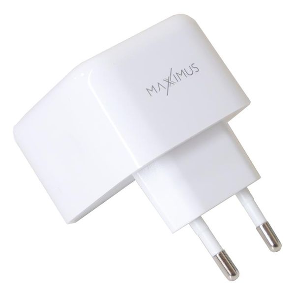 Sieťová nabíjačka MX THUNDER PD 35W, 2xUSB-C biela
