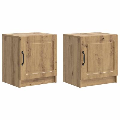 vidaXL Nočný stolík 2 pcs Dub artisan 43 x 34,5 x 47 cm