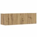 vidaXL 3-dielna súprava TV skrinky na stenu Artisan Dub 100x30x30 cm
