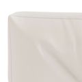 vidaXL Vankúš na paletu VIANEN 100% polyester Biela 120 x 40 x 12 cm