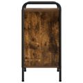 vidaXL Nočný stolík 2 ks Dymový dub 40 x 30 x 60 cm Kompozitné drevo