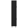 vidaXL Highboard 2 ks Čierny dub 69,5 x 34 x 180 cm Kompozitné drevo