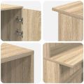 vidaXL Recepčný stôl dub sonoma 200x50x103,5 cm kompozitné drevo