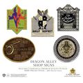 Puzzle Harry Potter Diagon Alley Shop Signs, 5x200 dielikov