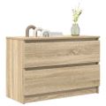 vidaXL TV skrinka dub sonoma 80x35x54 cm spracované drevo