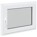 vidaXL Otočné a sklopné okno do suterénu RISOR 80 x 60 cm PVC a sklo