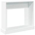 vidaXL Obloženie krbu biele 100x30x87,5 cm kompozitné drevo