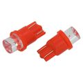 Žiarovka 1LED 12V T10 červená 2ks