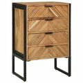 vidaXL Servírovacia skriňa 50 x 35 x 75 cm Akáciový masív