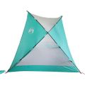 vidaXL Plážový stan, morský zelený 274x178x170/148 cm, 185T polyester