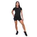 Dámske bežecké tričko Pulse Black - GymBeam, veľkosť M, veľkosť oblečenia M