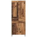 vidaXL Highboard 2 ks Staré drevo 69,5 x 34 x 180 cm Kompozitné drevo