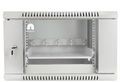 RACK skriňa závesná NEKU TS 19" 6U 450 mm, sv. šedá, na samozostavenie
