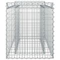 vidaXL Gabiónová vyvýšená posteľ 50 x 100 x 60 cm Pozinkovaná oceľ