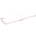 vidaXL Stolová doska 200x60x(2-6) cm neošetrený masív živé hrany