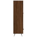 vidaXL Vysoká skrinka hnedá dub 69,5x31x115 cm kompozitné drevo