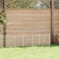 vidaXL Koterec pre psy strieborný 4 m² oceľ