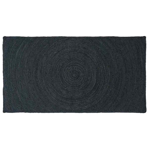 vidaXL Kusové koberce Tmavosivá 80 x 150 cm Juta