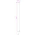 vidaXL Plotové stĺpy 15 ks Zelená 60 cm Borovicový masív