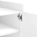 vidaXL Konferenčný stolík biely 100x50x50 cm kompozitné drevo