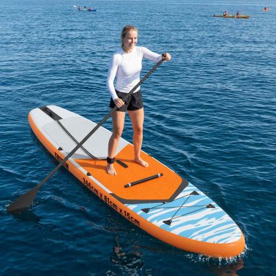 vidaXL SUP doska so sedadlom 2-in-1 TRITON 366 x 81 x 15 cm Modrá pre