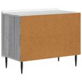 vidaXL Nočný stolík Sivá sonoma 62 x 34,5 x 49,5 cm Kompozitné drevo