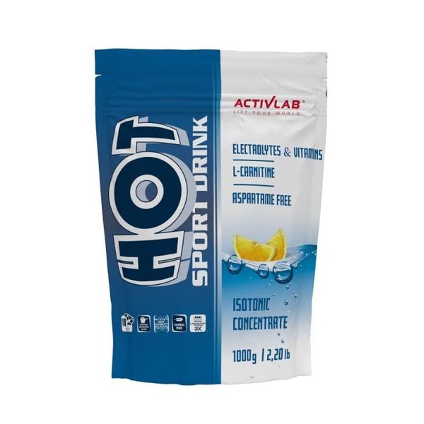 Hot Sport Drink - Activlab, citrón, 1000 g