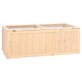 vidaXL Klietka pre škrečka 104x52x38 cm jedľové masívne drevo