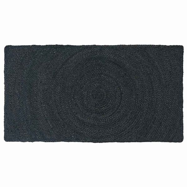 vidaXL Kusové koberce Tmavosivá 60 x 110 cm Juta