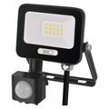 LED reflektor GLARO EMOS ZS2314B s pohybovým čidlom, 10 W, čierna, IP54, 1000 lm, neutrálna biela