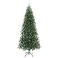 vidaXL Umelý vianočný stromček Zelená 210 cm PE a PVC