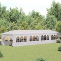 vidaXL Záhradný stan 3x12 m, biely