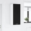 vidaXL Závesná skrinka Čierny dub 40 x 31 x 100 cm Kompozitné drevo