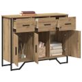 vidaXL Servírovacia skriňa Remeselný dub 97 x 32,5 x 74,5 cm