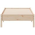 vidaXL Posteľ bez matraca 75x190 cm masívna borovica