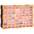 vidaXL Organizér so 64 zásuvkami 52x16x37,5 cm