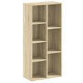 vidaXL Knižnica dub sonoma 50x25x105 cm kompozitné drevo