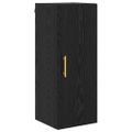 vidaXL Highboard 2 ks Čierny dub 34,5 x 34 x 180 cm Kompozitné drevo