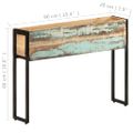 vidaXL Kvetináč 90x20x68 cm masívne recyklované drevo