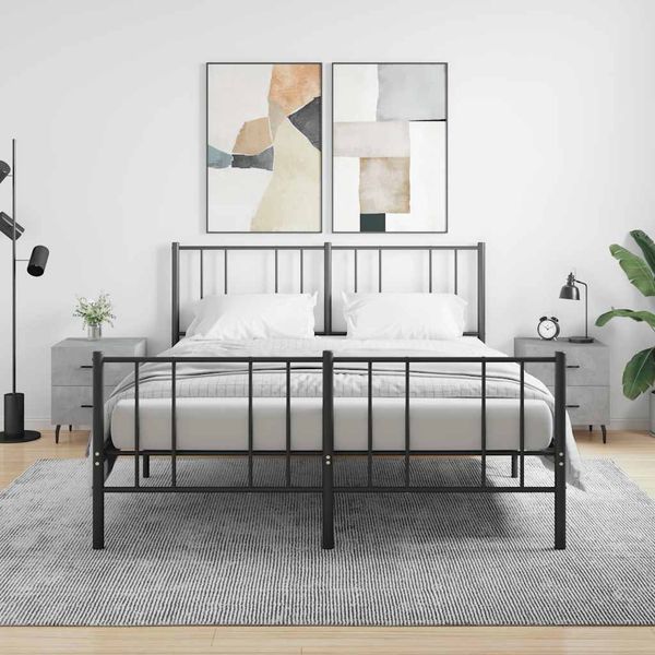 vidaXL Nočné stolíky 2 ks betónovo sivé 40x35x47,5 cm kompozitné drevo