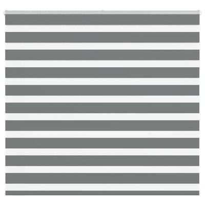 vidaXL Zebra roleta tmavošedá 160x150 cm šírka látky 155,9cm polyester