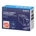 Merací transformátor jednofázový ORNO OR-WE-532 250V/63A, Tuya Smart Wi-Fi