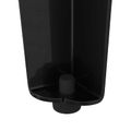 vidaXL Nohy nábytku 2 ks Čierna 54,1 x 54,1 x 100 mm Železo